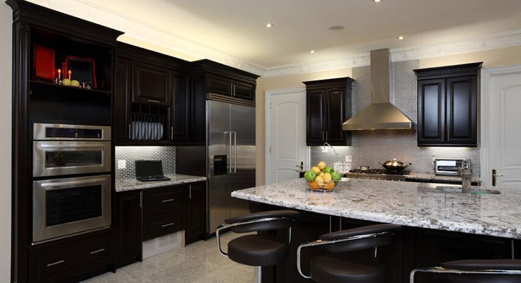 kitchen with beautiful cabinets