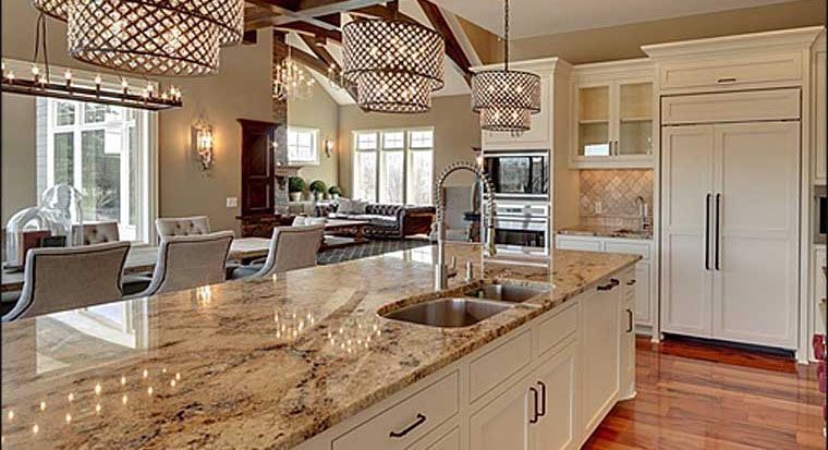 granite or engineered stone kitchen counter