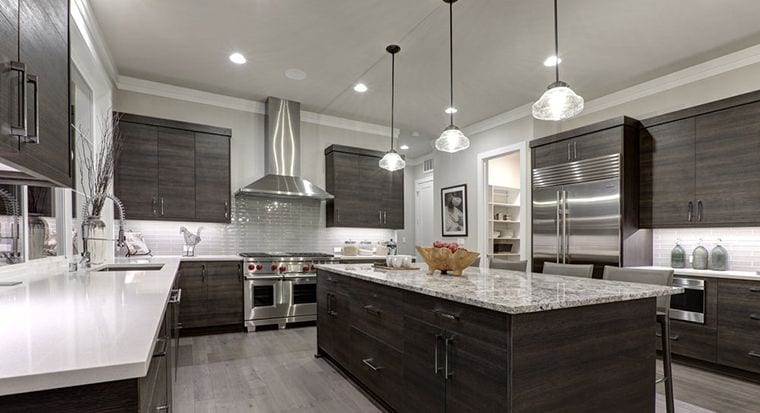 well lighted kitchen