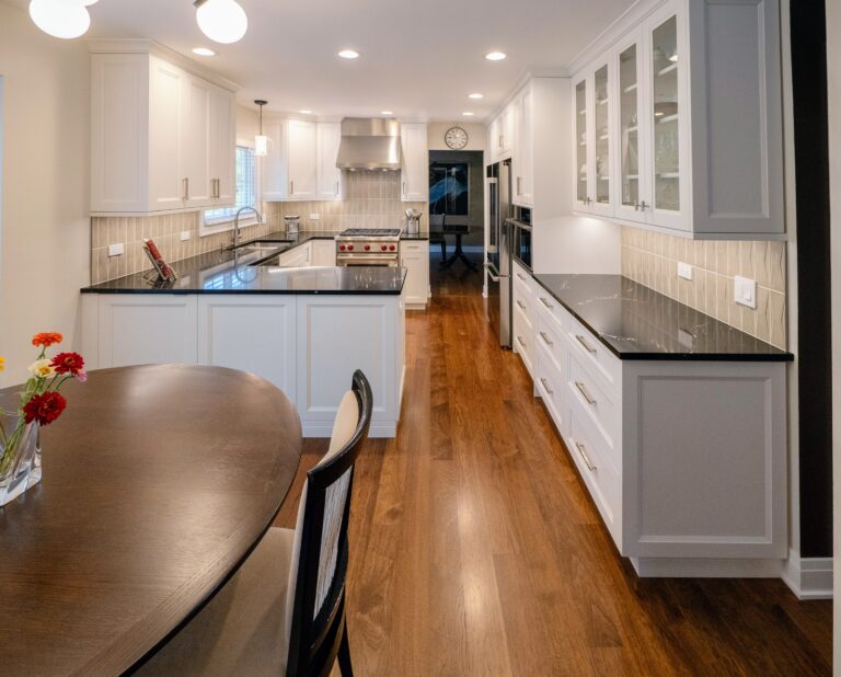 Pristine White Kitchen Transformation in Schaumburg IL