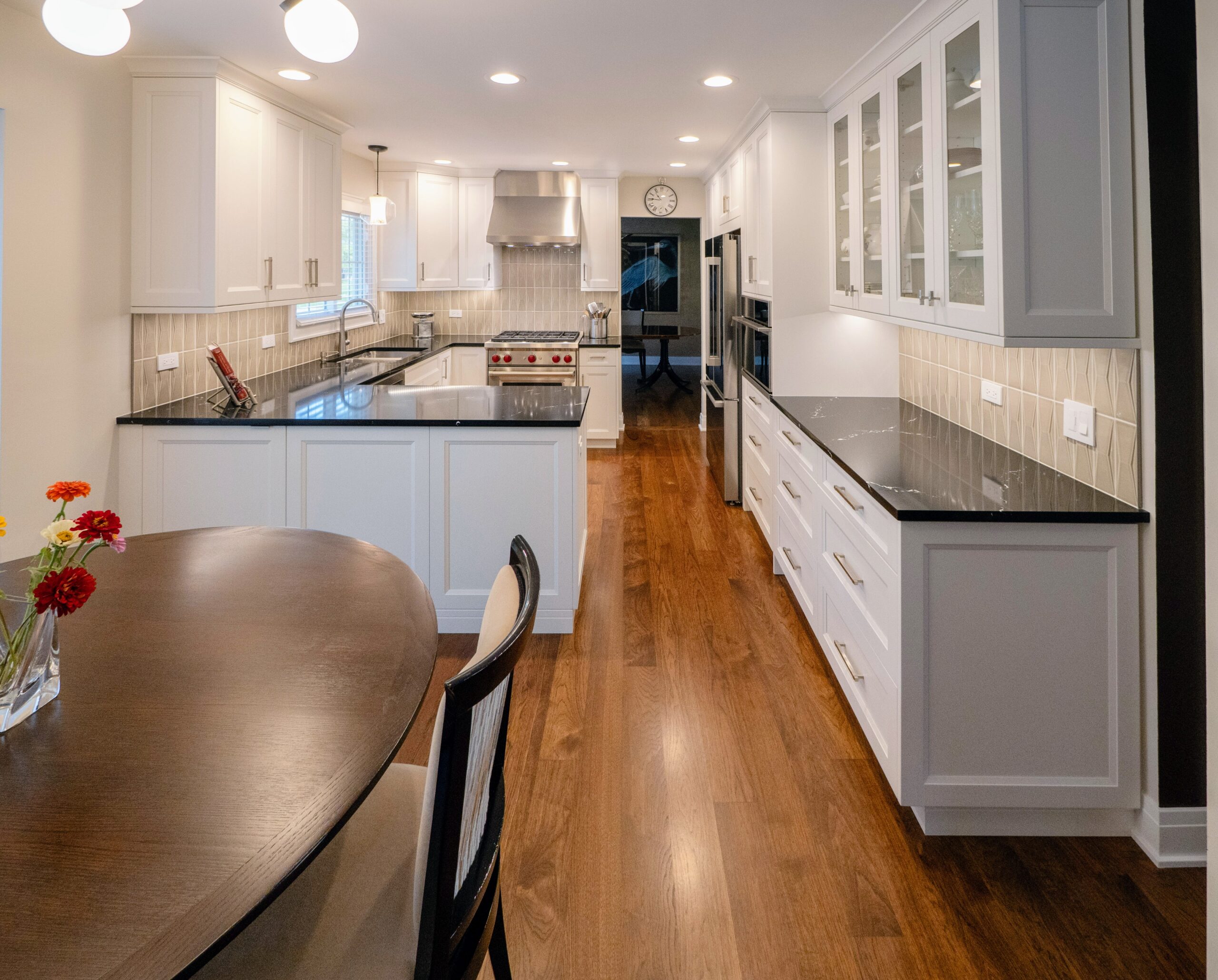 Pristine White Kitchen Transformation in Schaumburg IL